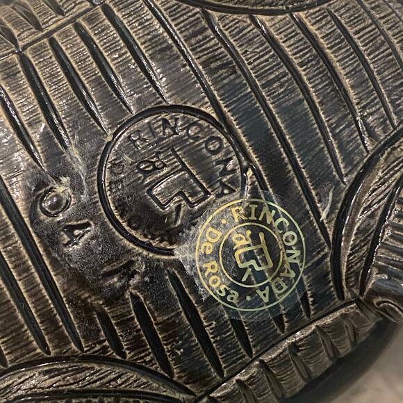 RARE De Rosa Rinconada Tortoise Ceramic Turtle Figurine Handmade Uruguay Gold 4” - Picture 6 of 9